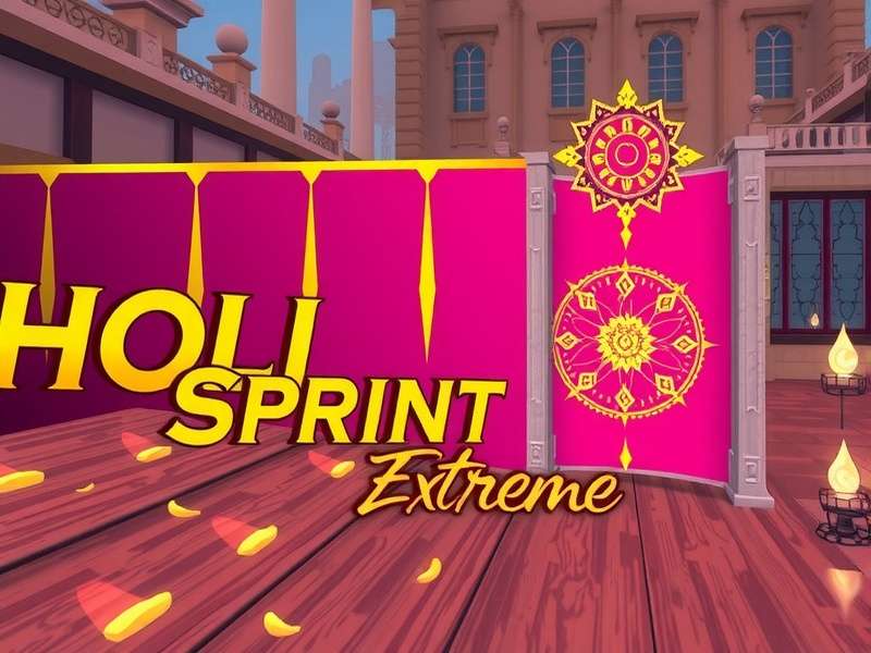 Holi Sprint Extreme Gameplay